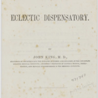 Title page, The American eclectic dispensatory